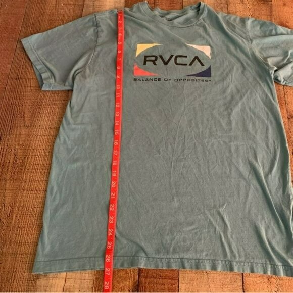 RVCA women’s size large blue short sleeve graphic tshirt tee - Picture 3 of 6